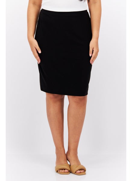 Buy Women Solid Mini Skirts, Black in UAE