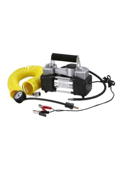 Buy Tyre Inflator With Double Cylinder Air Compressor 12 V in UAE