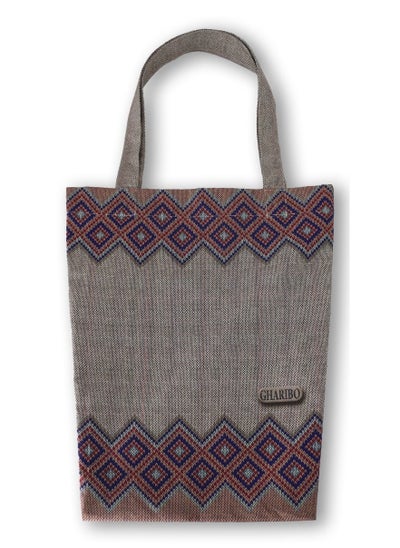 Buy casual printed satin triangle tote  bag T230001b in Egypt