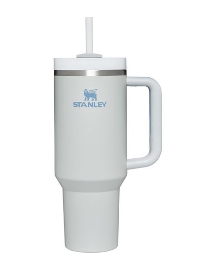 Buy Stanley Quencher H2.0 FlowState Stainless Steel Vacuum Insulated Tumbler with Lid and Straw ideal for water iced tea coffee smoothies and more, 40 oz (Fog) in UAE