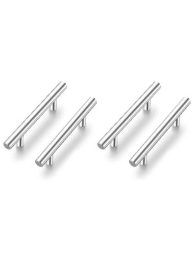 اشتري Robustline Highly Quality Metal Drawer Pull Handle - Cupboard Handle (Pack of 4) Chrome Plated - 10MM X 96MM - 161 في الامارات