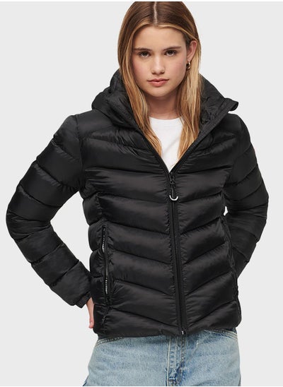 Buy Zip Detail Jacket in UAE