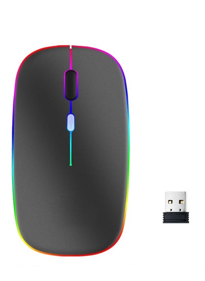 اشتري New Dual Mode 5.0 Bluetooth Wireless Mouse في السعودية