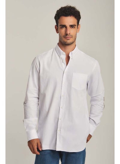 اشتري Fancy Long Sleeve Poplin Cotton Shirt في مصر
