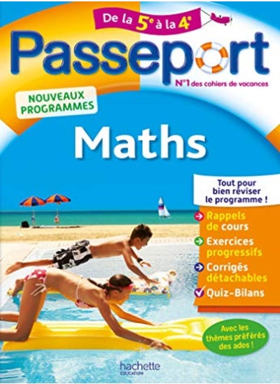 اشتري PASSEPORT - MATHS DE LA 5E A LA 4E في الامارات