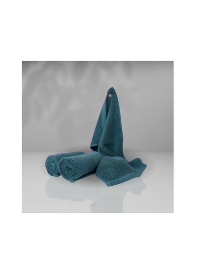 Buy Towel 100% Cotton From Hammam Home 30*50 Color peacock in Egypt