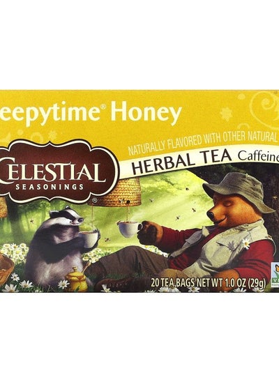 Buy Herbal Tea Sleepytime Honey Caffeine Free 20 Tea Bags 1 oz (29 g) in UAE