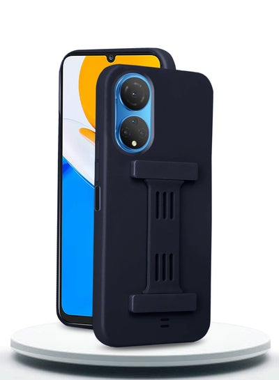 Buy Hand Grip Case Cover For Honor X7 Navy Blue in Saudi Arabia