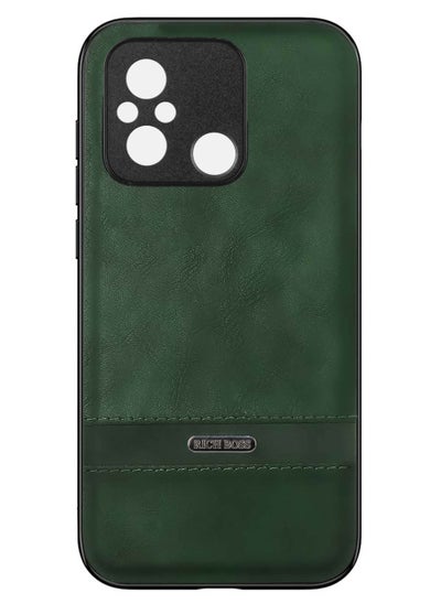 اشتري Rich Boss Leather Back Cover For Xiaomi Redmi 12C (Green) في مصر