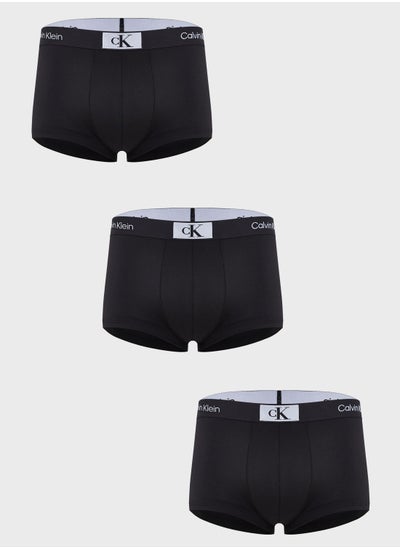 Buy 3 Pack Logo Band Trunks in UAE