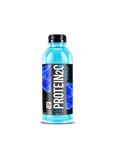 Buy Protein2o Protein Infused Water Plus Energy Blue Raspberry 500ml in UAE