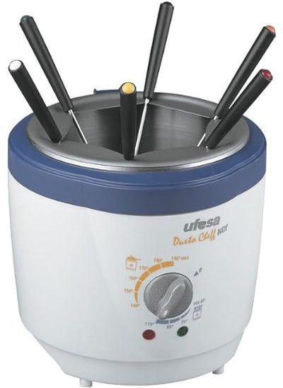 اشتري FR1000 Deep-Deep Fryer (0,25 kg 0,50l, Single, Blue, Grey, Stainless Steel, 220–240 V) في الامارات