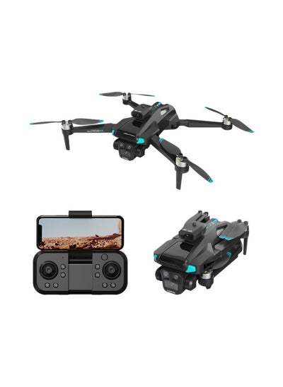 اشتري M22 Drone, Drone adult with dual camera, folding remote control aircraft, live video with wifi fpv, with storage bag, app control في السعودية