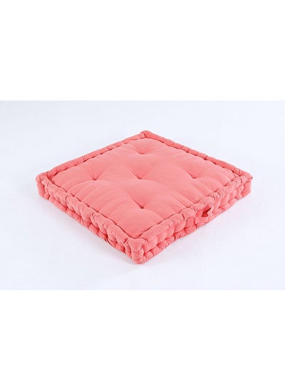 Buy Leo Pallet Floor Cushion 80x80x10 Cm Red in UAE