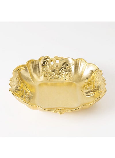 اشتري Dominique Decorative Bowl, Gold - 28 cm في الامارات