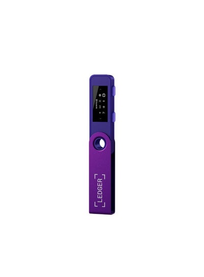 Buy Nano X Hardware Wallet | Safest Crypto & NFT Cold Storage, Big Screen + Wireless Bluetooth & Type-C Connectivity, 5000+ Coins Supported, for iOS & Android, MacOS & Windows - Amethyst Purple in UAE