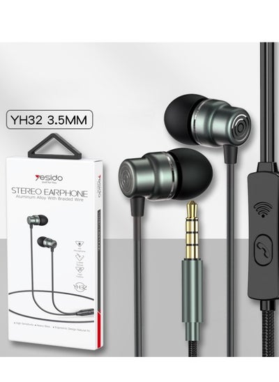 Buy Yesido YH32 3.5mm In-Ear Wired Earphone, Length: 1.2m in Egypt