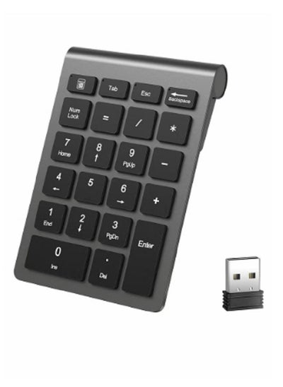 Buy 22 Keys Bluetooth Wireless Number Rechargeable  2.4GHz Numeric Keypad in Saudi Arabia