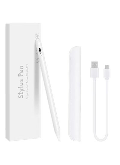 اشتري Active Digital Stylus Pen For Apple Ipad 2018 White في الامارات