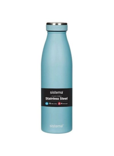 Buy Hydrate Stainless Bottle (Stainless Lid) 750ml - Turquoise in Egypt