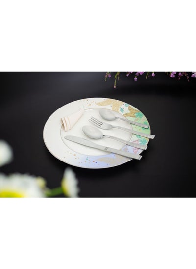 اشتري Strips 16-Piece Cutlery Set Silver - Serve 4 في الامارات