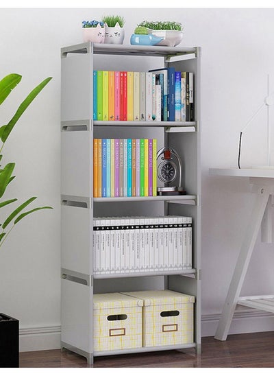 اشتري 4-Layer Storage Rack Magazine Bookcase Display Organizer Shelves shelf في السعودية