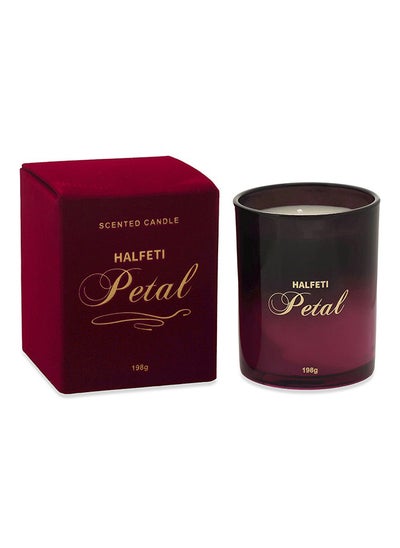 Buy Petal Halfeti Candle, White - 198g in UAE