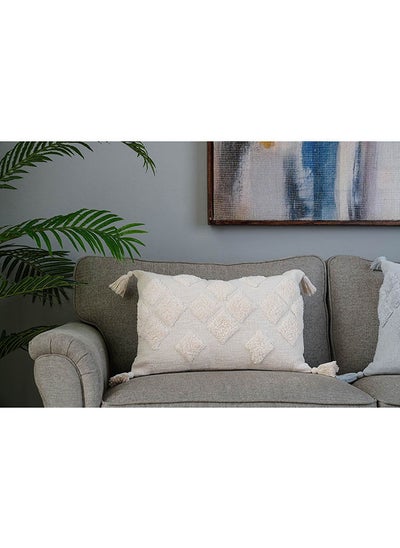 Buy Sabrine Filled Cushion 40x60Cm   Cream in UAE