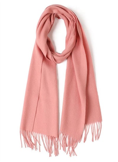 Buy Solid Color Soft And Comfortable Wool Scarf in UAE