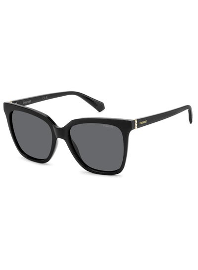 Buy Women's Polarized Square Sunglasses - Pld 4155/S/X Black Millimeter - Lens Size: 55 Mm in Saudi Arabia