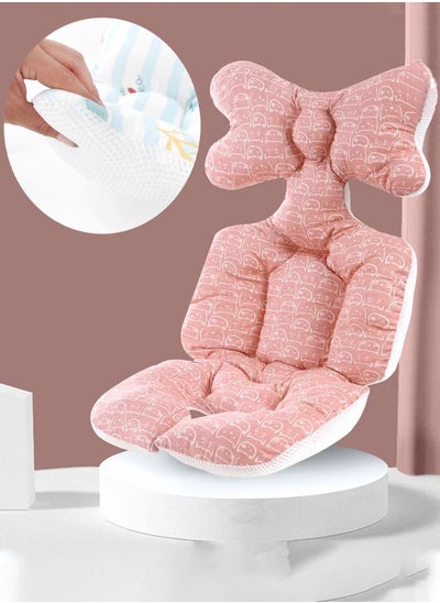 Buy Baby Stroller Cushion Seat Pad Liner Pink Baby Seat Pad Liner for Stroller–Soft and Breathable 3D Air Mesh Cotton Universal Baby Stroller Cushion Infant Reversible Cotton Newborn Cushion pad in Saudi Arabia