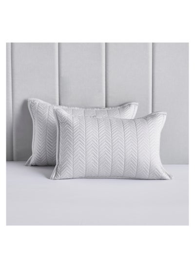 Buy Tencel Dyed Cushion Cover - 30x45 cm in Saudi Arabia