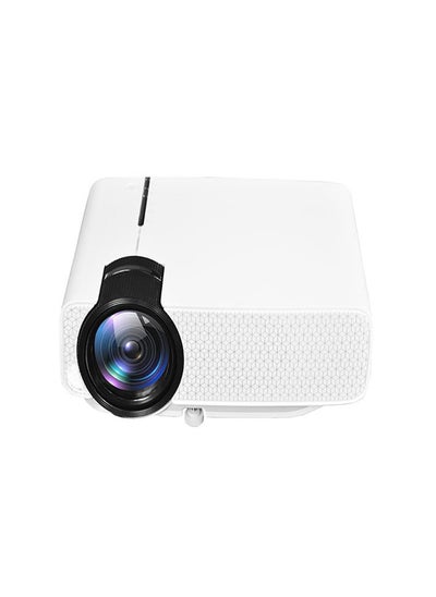 Buy Mini Pocket Size LED HD Projector Equipped with 3W Speaker Support 1920*1080 YG400 White in Saudi Arabia