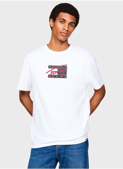 Buy Flag Crew Neck T-Shirt in Saudi Arabia