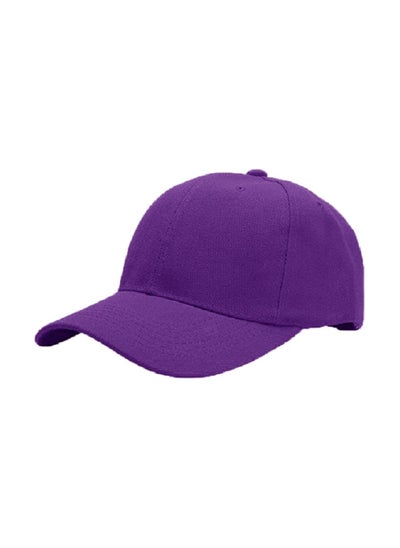 Buy Plain baseball cap, multi-use, purple color in Egypt