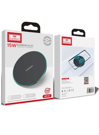 اشتري ET-WC31 15W Wireless Charging Pad - Fast, Efficient, and Compact Wireless Charger في الامارات