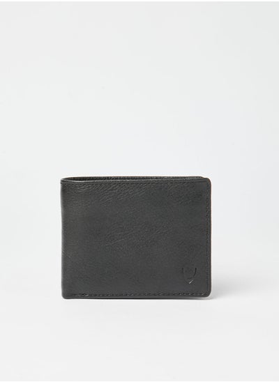 Buy Bi-Fold Leather Wallet Black in UAE