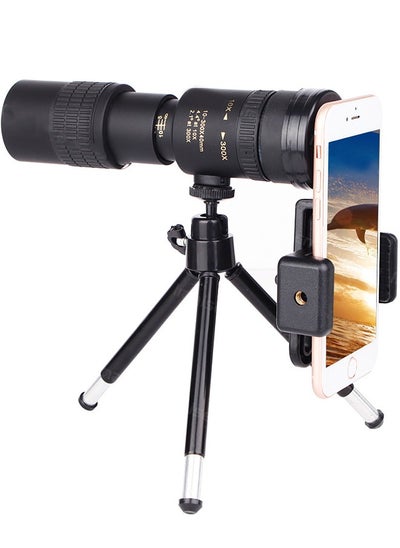 Buy Telescope Stretch Rotating FMC Zoom 10-300x40 Magnifying Monoculars BAK4 Prism in Saudi Arabia