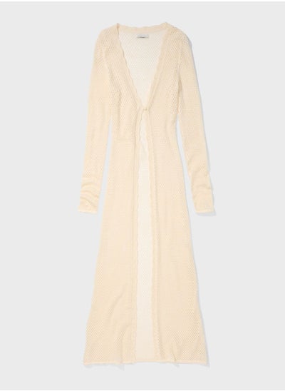 Buy V-Neck Longline Cardigan in Saudi Arabia