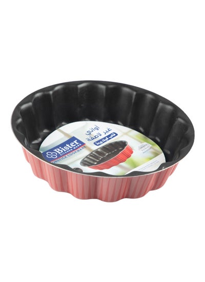 Buy Bister Classy Flower Cake Mold Aluminium Layered With Tefloan Coating Dark Red in Saudi Arabia