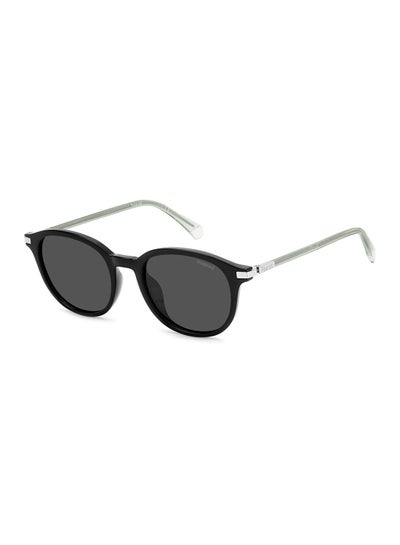 Buy Unisex UV Protection Round Sunglasses - Pld 4148/G/S/X Black 50 - Lens Size: 50 Mm in Saudi Arabia