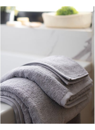 Buy plain towel set of 3 luxury towels (30x30)(50x100)(70x140) face,hand,bath towels 100% cotton in Egypt