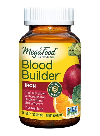 Buy Blood Builder Iron Dietary Supplement - 30 Tablets / 30 Servings in UAE