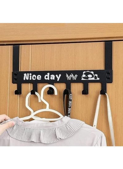 Buy Metal door hanger 6 hooks without nails in Egypt