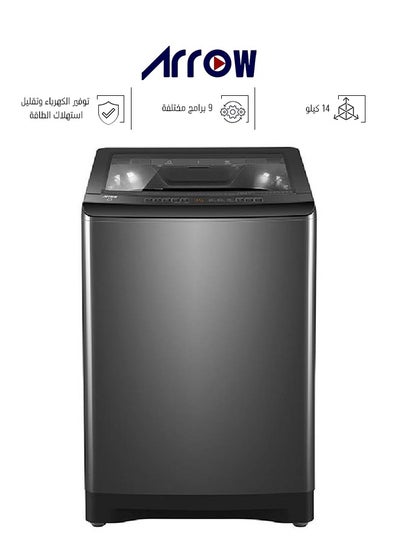 Buy Automatic Washing Machine - Top Load - 14 KG - Dark Gray - RO-15TLH in Saudi Arabia