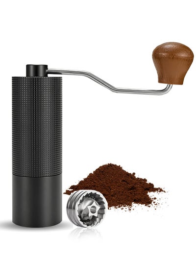 اشتري Manual Coffee Grinder Hand Coffee Grinder Capacity 25g with Adjustable Dragon CNC Stainless Steel Conical Burr for Drip Coffee French Press Turkish Brew في السعودية