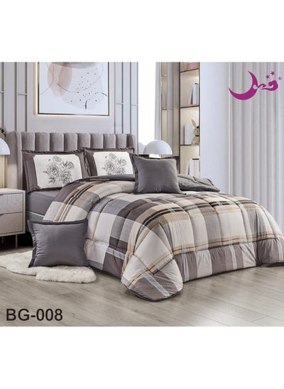 Buy Double Comforter Set Decorated System 4 Pieces Summer Inflatable Size160X210-Sheet Size120X200+25 in Saudi Arabia