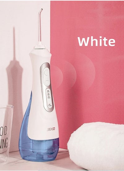 Buy Portable Dental Water Flosser  3 Modes IPX7 Powerful Rechargeable Battery in Saudi Arabia