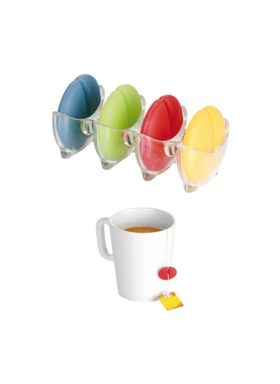 Buy Silicone Tea bag weight with stand 4 pieces in Egypt