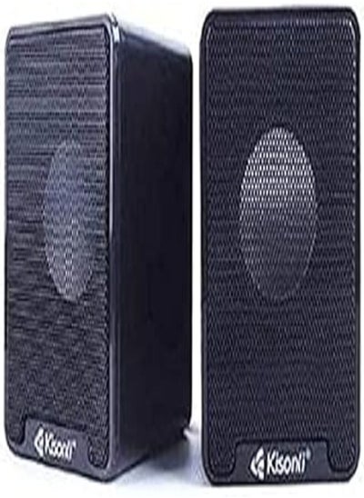 Buy Kisonli Speaker k100 (Black, 2 Pieces) in Egypt